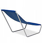 Шезлонг‑лежак Malatec 23563 — складаний пляжний, сталева рама 60×45×40 см, до 110 кг, із сумкою, фото 2