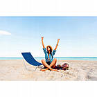 Шезлонг‑лежак Malatec 23563 — складаний пляжний, сталева рама 60×45×40 см, до 110 кг, із сумкою, фото 6