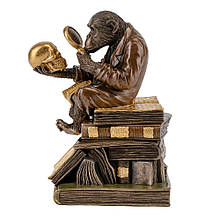 Декоративна статуетка-скринька "Мавпа Дарвіна" з полістоуну від італійського бренду Veronese висота 17 см