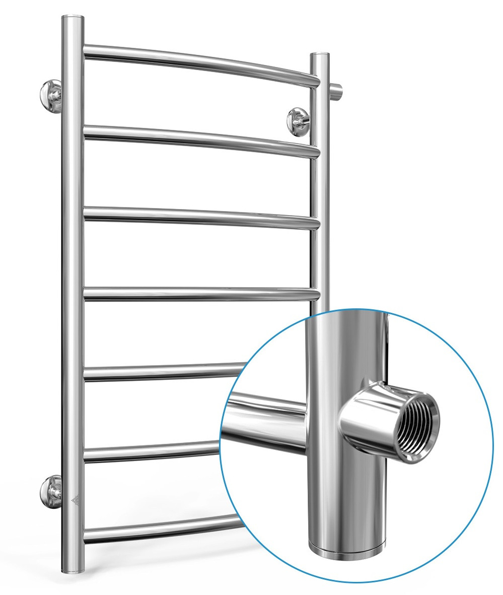 Водяна рушникосушарка Laris  Класік П7 400 х 700 бокове підключення 1/2"