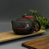 Термохромний чайник з іссинської темної глини «Міфічні істоти» (200мл), фото 2