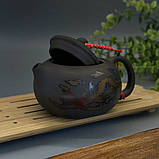 Термохромний чайник з іссинської темної глини «Міфічні істоти» (200мл), фото 5