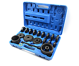 Набір для зняття підшипників передньої маточини 23 пр. REWOLT T9056, фото 2