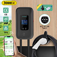 Зарядка для електромобіля JDMEX 7.6 квт 32a 1-фазa type 2