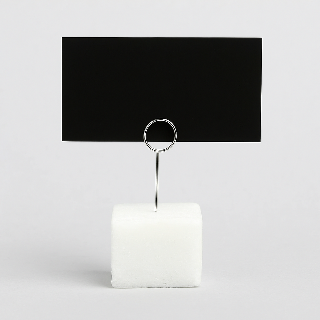 Цінник крейдяний 6х8 см, з голкою - цінникотримачем металевий для крейди і маркера Крейдовий цінник, фото 1