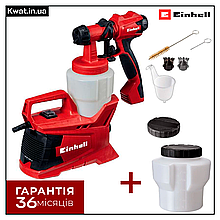 Фарборозпилювач електричний Einhell TC-SY 600 S і Бачок для фарби Einhell 1000 мл