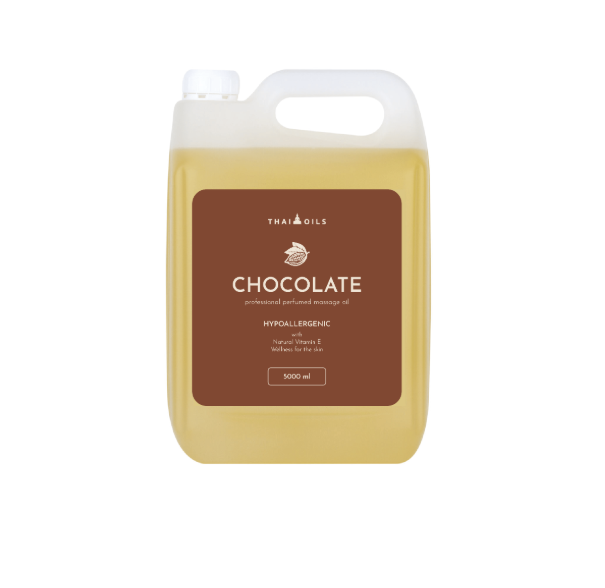 Масажна олія Thai Oils Chocolate 5000 мл Ароматна масажна олія для всіх видів масажу, фото 1
