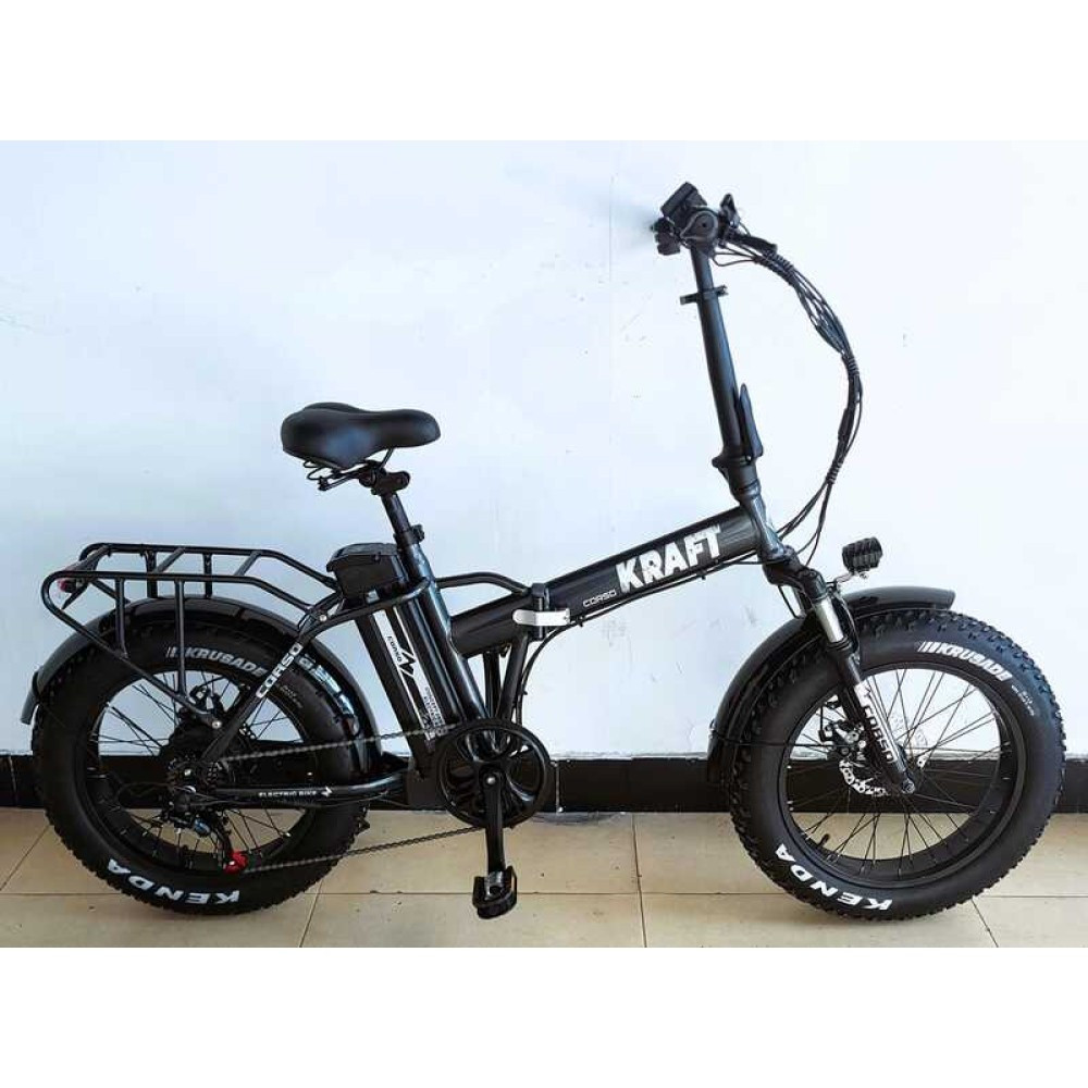 Електровелосипед Corso Kraft KR-92355 20" 500W 48V/15Ah фетбайк Shimano 7 швидкостей