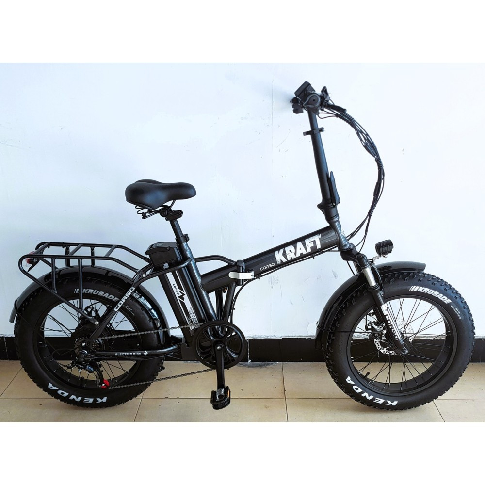 Електровелосипед Corso Kraft KR-93623 20" 500W 48V/15Ah фетбайк Shimano 7 швидкостей