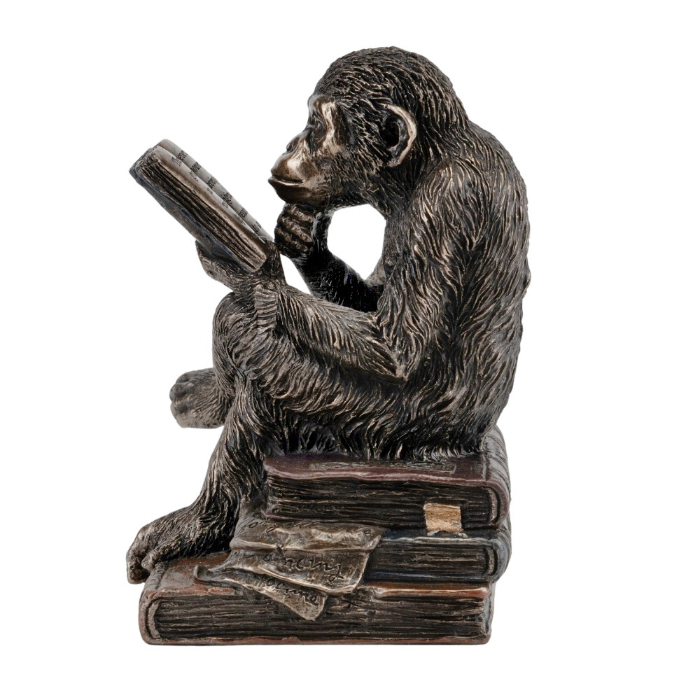 Декоративна статуетка "Походження видів" з полістоуну від італійського бренду Veronese висота 14 см, фото 1