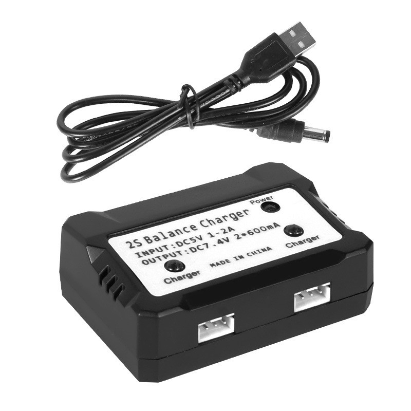 Зарядний пристрій BMS 2S на 2 акумулятори Li-Po Li-ion 7.4V 2x600mAh XH 3P ( код: BMAX-2X2S )