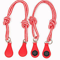 Подвійні ручки мотузки 80 см для сумки-конструктор, червоні