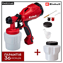 Фарборозпилювач електричний Einhell TC-SY 400 P і Бачок для фарби Einhell 1000 мл