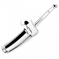 Анальний душ, насадка для анального промивання з гальванічної пластмаси, 16 см