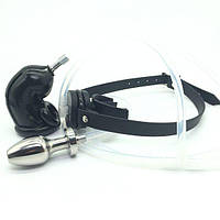 Анальний душ, анальна іригація Oxballs RECYCLER чорний силікон