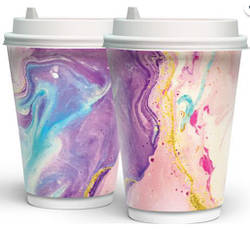 Стакан паперовий двошаровий Art 100мл  (25шт/уп. 500шт/ящ)