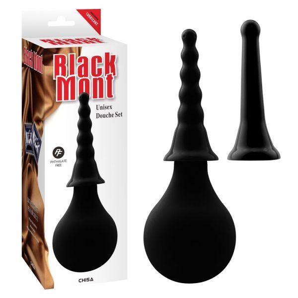 Клізма, анальний душ Black Mont Unisex Douche Set ПВХ АБС