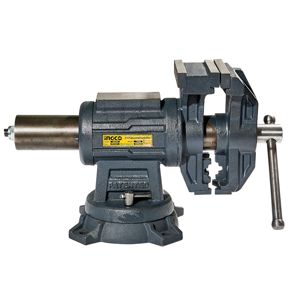 Лещата слюсарні поворотні INGCO INDUSTRIAL 125 мм. (поворотна база на 360°), фото 1