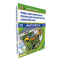 Плівка для ламінування ДА А5 175 мкм. 100 шт/уп. Antistatic, глянцева