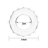 Ерекційний обруч, інтимне кільце для чоловіка Lovetoy Power Plus прозоре, еластичне, фото 2