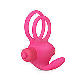 Вібро-насадка на пеніс, ерекційна насадка для члена Lovetoy Power Clit Duo 10 швидкостей, фото 3