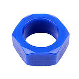 Обруч на член, інтимне кільце для пенісу Chisa Nust Bolts TPE 2.7 см, фото 2