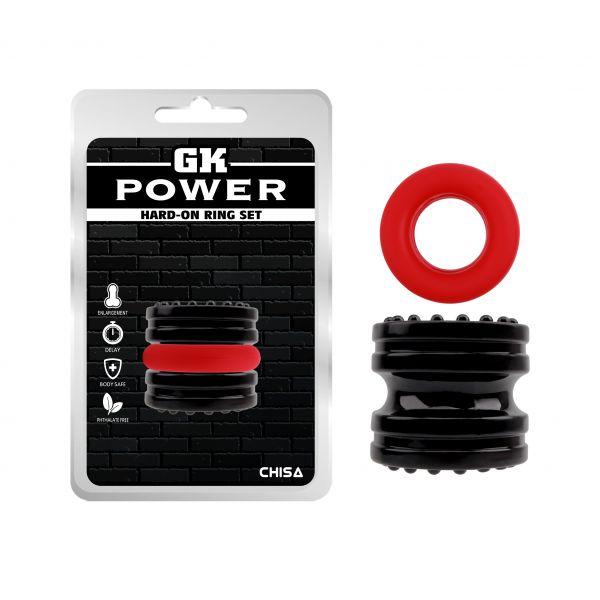 Ерекційне кільце, ерекційний обруч Chisa Hard-on Ring Set TPE 4,5 см
