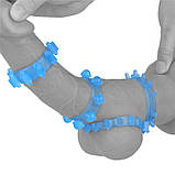 Інтимне кільце для пеніса, обруч на статевий орган чоловіка Lumino Play Lovetoy TPE світиться в темряві, фото 2