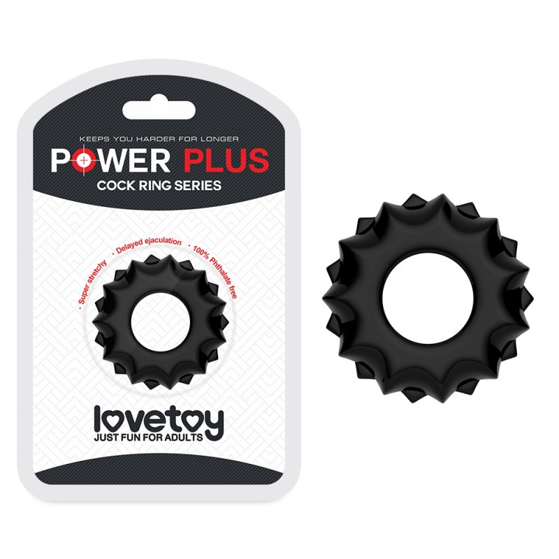 Ерекційне кільце, кільце для підтримки ерекції Lovetoy Power Plus еластичне силіконове