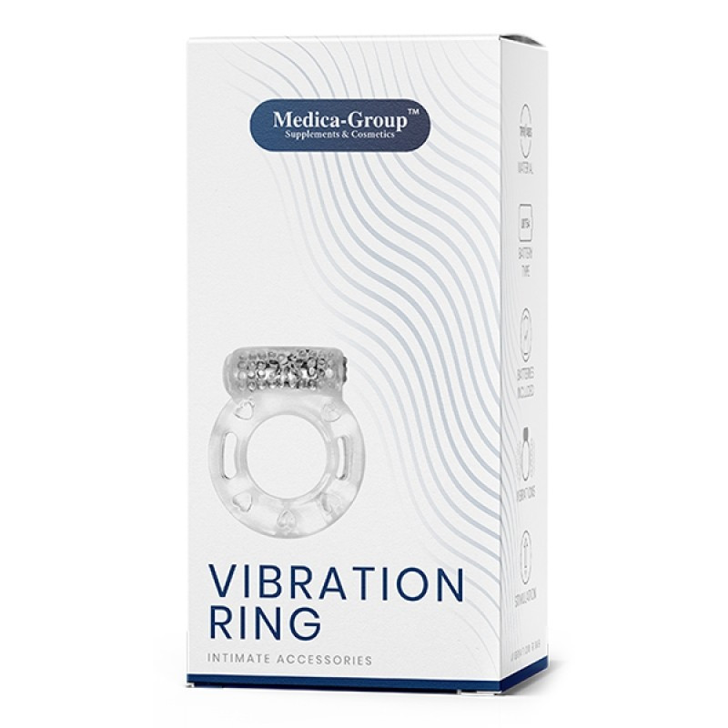 Ерекційний обруч для поліпшення ерекції, кільце на член Medica-Group Vibration Ring з вібрацією, фото 1