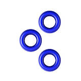 Кільця ерекції, інтимні обручі для пеніса Vscnovelty Doughnut Triple Stamina Set з TPE, фото 2