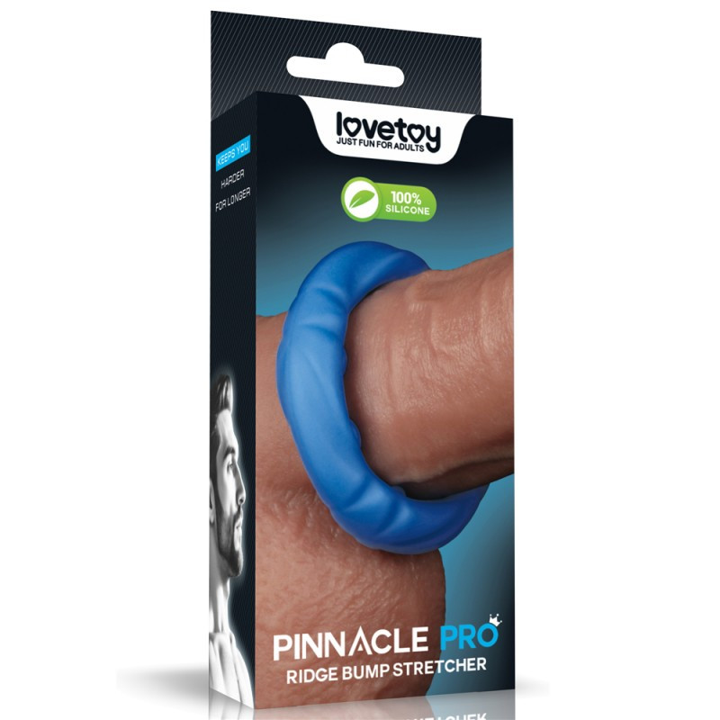 Ерекційне кільце, ерекційні обручі Lovetoy Pinnacle Pro Ridge Bump Stretcher силікон