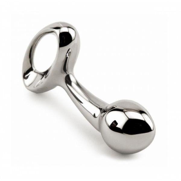 Анальний корок, анальний стимулятор Lovetoy Pure Metal 10 см
