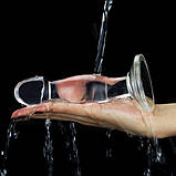 Анальна пробка, плаг для ануса Flawless Clear Prostate Plug прозорий TPE, фото 3