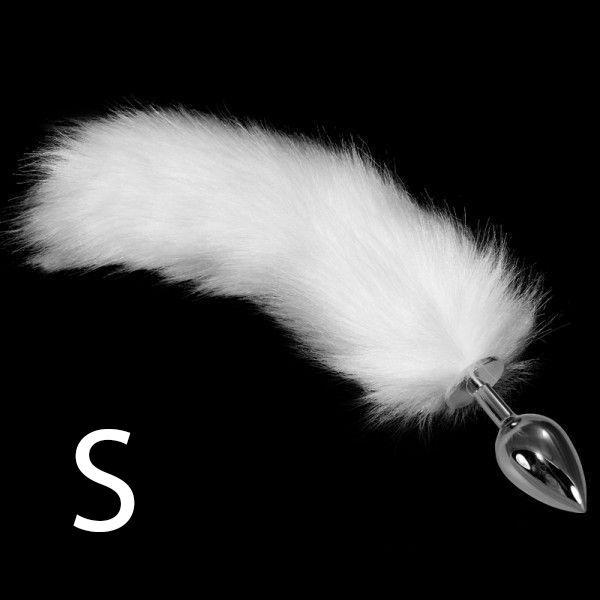 Пробка для ануса, анальний корок затичка Lovetoy Metal Anal Tail медична сталь, фото 1