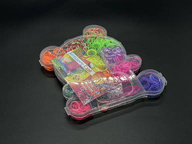 Набір для браслетів з гумок дитячі резинки для плетіння браслета плетення з гумок.