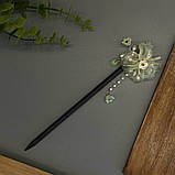 Дерев'яна шпилька для волосся в традиційному стилі «Літній вітерець», фото 2