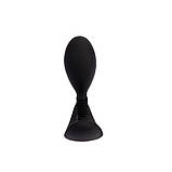 Корок стимуляції ануса, анальна затичка Black Mont Anal Play Plug Small силіконова ручка, фото 3