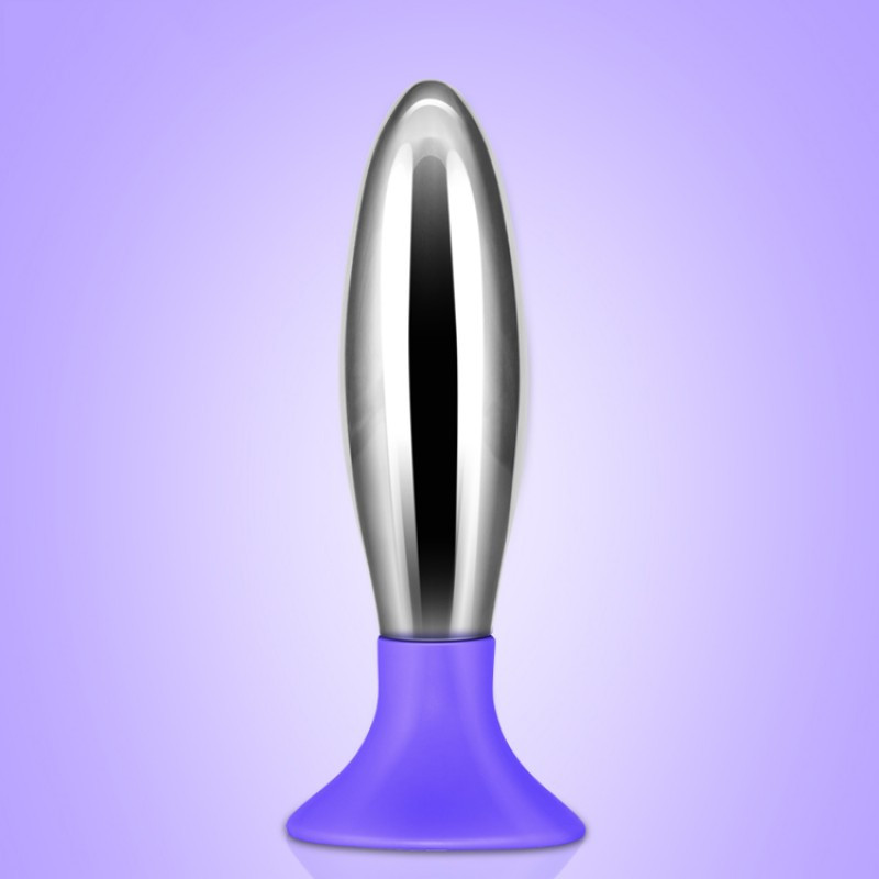 Анальна пробка, металева вставка Lovetoy Premimum Combined 9 см, фото 1