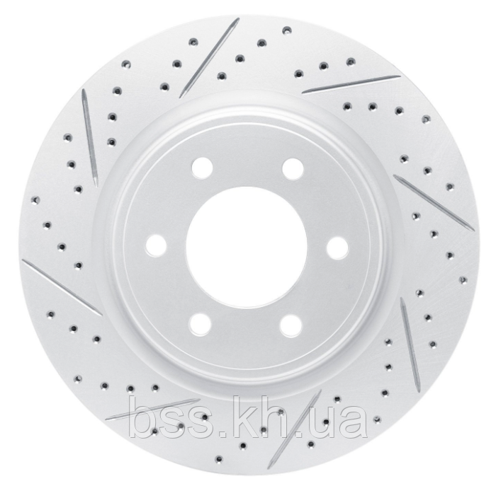 Диск гальмівний передній R1 Concepts Carbon Geomet для Ford F150 21-24  350*34 830-54287