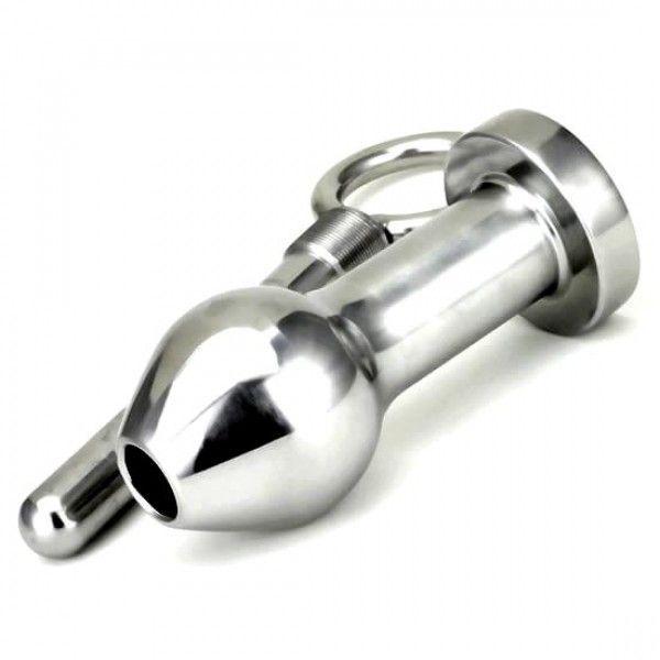 Анальна пробка, анальний корок з роз'ємом Steel Pleasure 115 мм