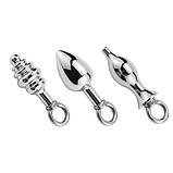 Анальна заглушка, плаг для ануса Multi Purpose з неіржавкої сталі, фото 2