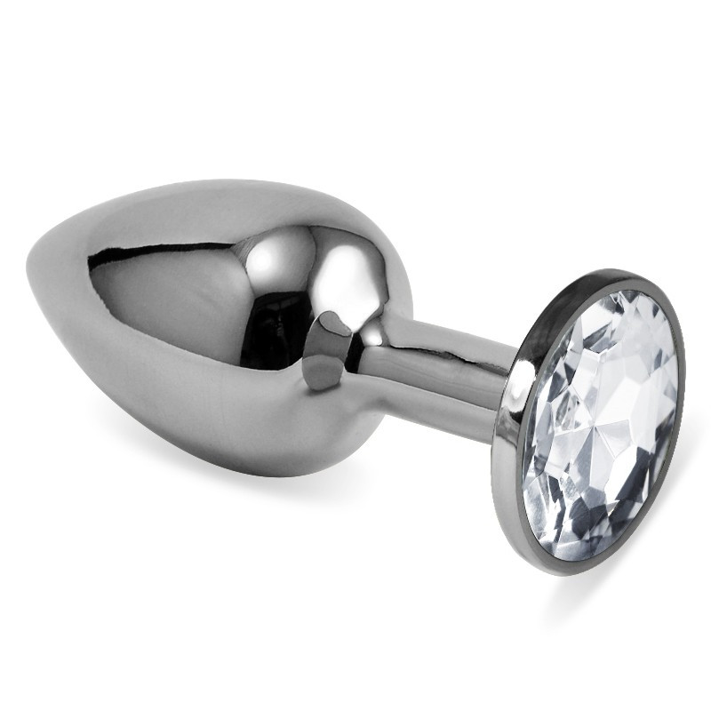 Анальна пробка, анальний корок Lovetoy Silver Rosebud Classic Metal Plug Small, цинковий сплав, без нікелю