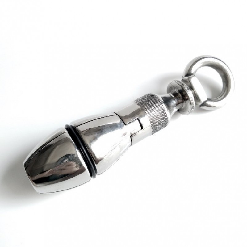 Анальна пробка, анальний стимулятор Stainless Steel Expanding Lock