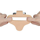 Страпон, тілесний Ultra Soft Double з кульками 6.5, Lovetoy, водонепроникний, фото 2