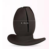 Анальний корок, анальна пробка з пелюстками Силікон 8 см, фото 2