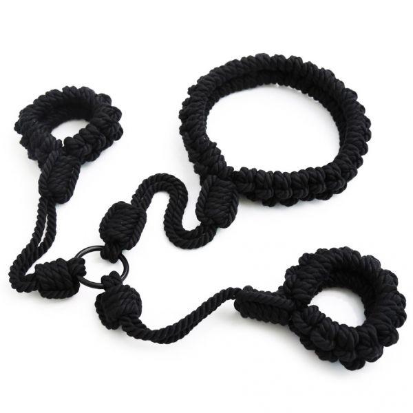 Бондажний комплект, мотузки Rope Restraint Series бавовняний, регульований