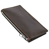 Гаманець клатч чоловічий шкіряний на блискавці Grande Pelle 520620