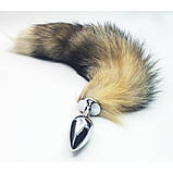 Анальна затичка, корок для ануса MetalFox 8 см, фото 2