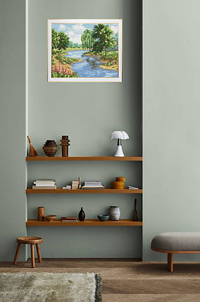 Набір для вишивки муліне ДМС "Тепло літнього дня", 32x23 см, фото 2